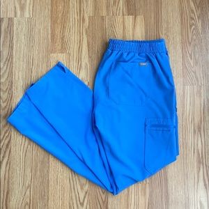 Figs Ceil Blue Yola scrub pants